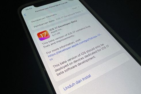 Risiko Instal iOS 17 Developer Beta di iPhone, Perhatikan Sebelum Memulai