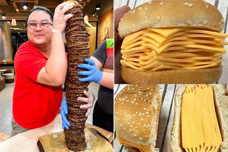 Burger King Thailand membuat menu burger yang hanya berisi 20 porong keju tebl yang diapit dua potong roti. Lalu setelah itu, mereka juga memperkenalkan burger daging yang isinya hanya tumpukan daging dengan roti burger.