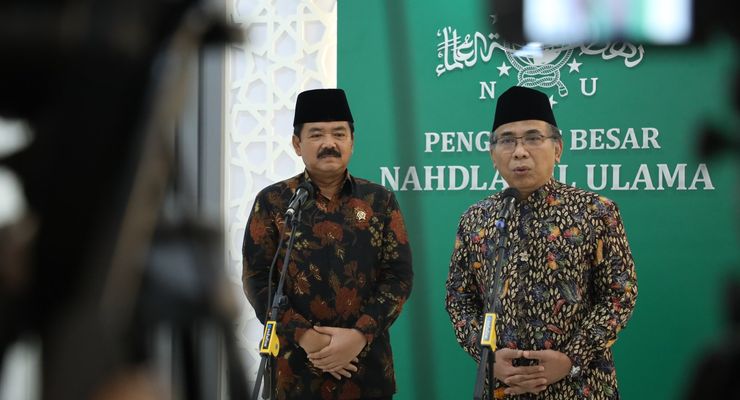 Menko Polhukam Hadi Ajak PBNU Jaga Kondusivitas Setelah Pemilu
