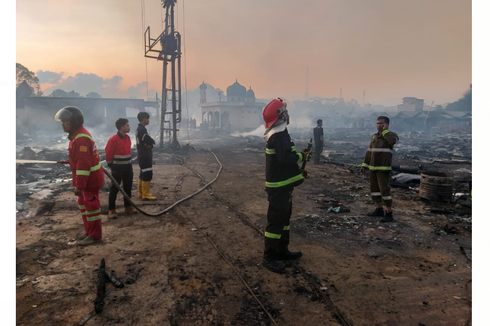 Fakta Kebakaran di Pulau Sebuku Kalsel, 200 Rumah Ludes Terbakar hingga Polisi Lakukan Penyelidikan
