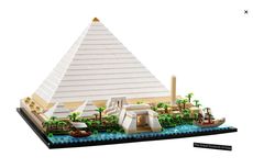 Melihat Piramida Agung Giza yang Megah dari 1.476 Blok Lego