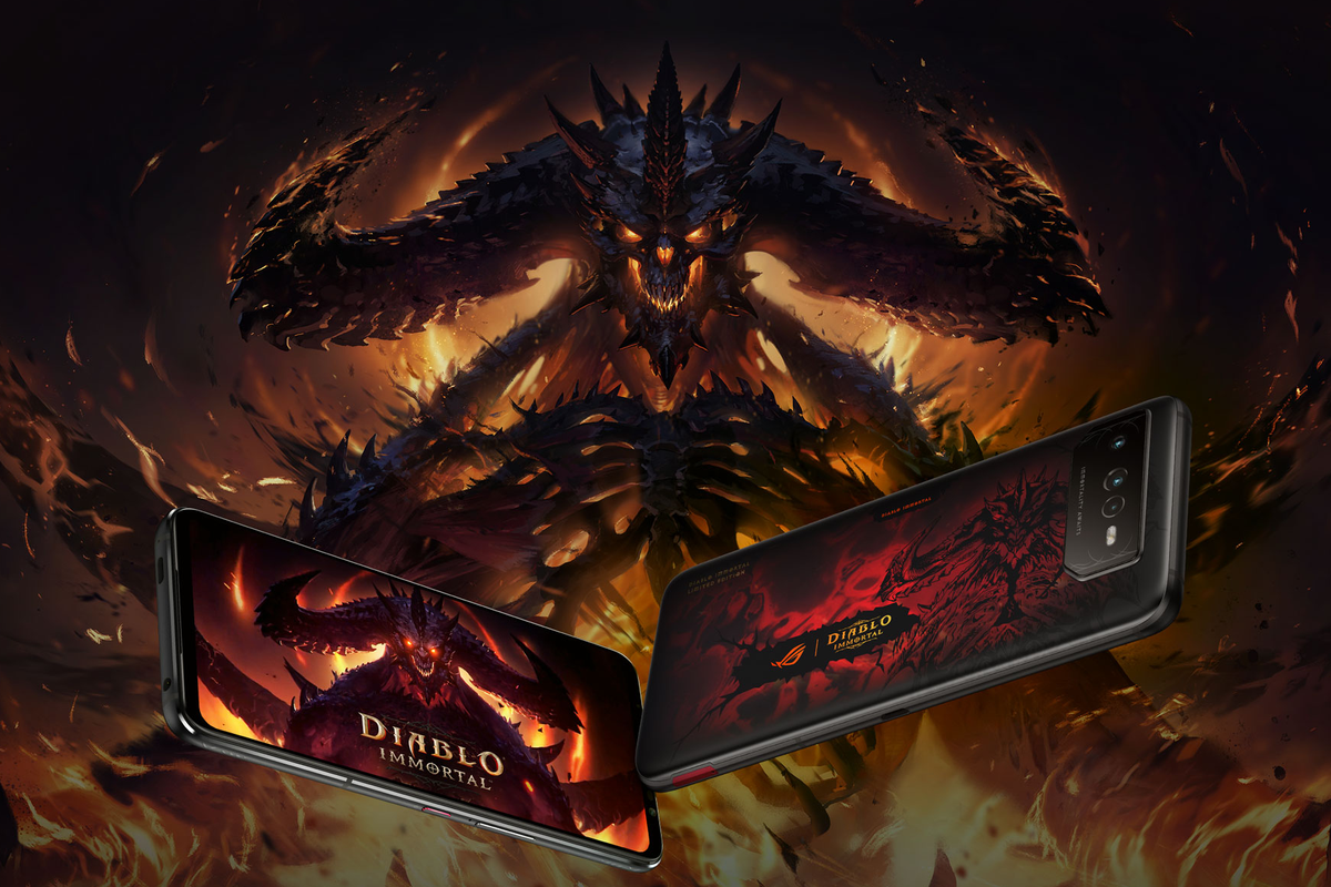 ilustrasi ROG Phone 6 Diablo Immortal Edition