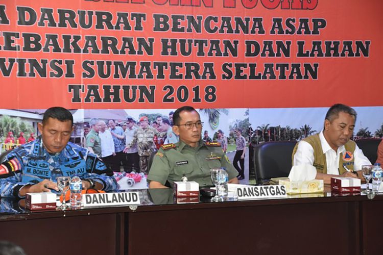 Rapat koordinasi pencegahan karhutla di Sumsel