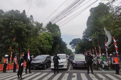 Ada Perbaikan Jalan, Polisi Terapkan Rekayasa Lalin di Bogor