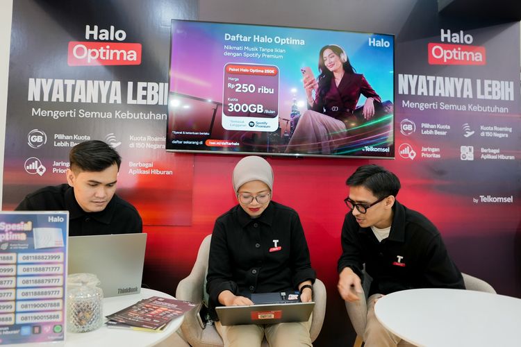 Telkomsel Rilis Halo Optima, Kuota 70 GB Mulai Rp 100.000