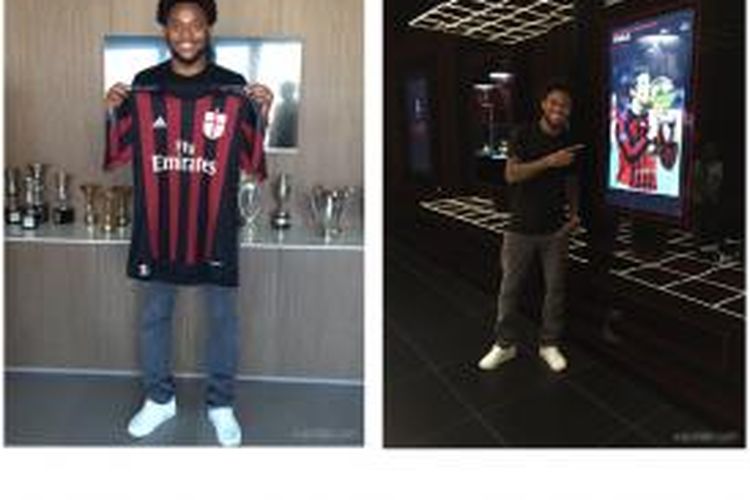 Penyerang anyar AC Milan, Luiz Adriano, yang dibeli dari Shakhtar Donetsk.