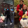 Beda dengan Aksi Raffi Ahmad Dorong Kursi Roda, Rizky Billar Angkut Lesti Kejora Pakai Stroller