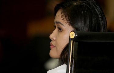 Terdakwa Jessica Kumala Wongso menjalani sidang dengan agenda tanggapan jaksa penuntut umum di Pengadilan Negeri Jakarta Pusat, Senin (17/10/2016). Ia menjadi terdakwa terkait dugaan kasus pembunuhan Wayan Mirna Salihin.