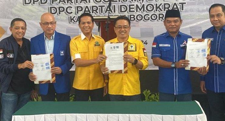 Golkar, PAN dan Demokrat Sepakat Koalisi di Pilkada Kabupaten Bogor