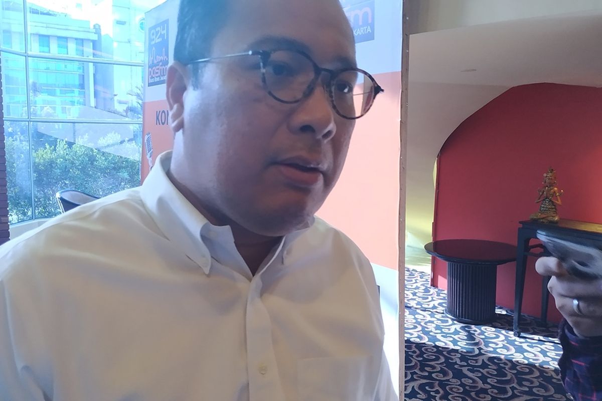 Wakil Ketua Komite Ekonomi dan Industri Nasional (KEIN) Arif Budimanta memberikan keterangan di Hotel Millenium, Jakarta, Rabu (11/9/2019).