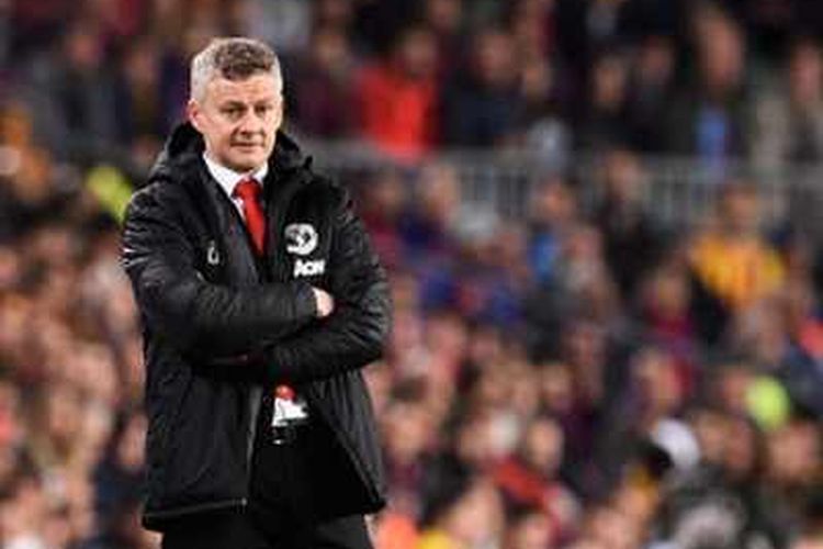 Pelatih Manchester United, Ole Gunnar Solskjaer.