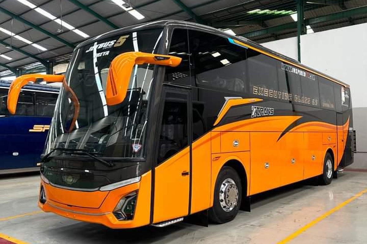 Bus AKAP PO 27 Trans baru pakai bodii Jetbus 5 SHD