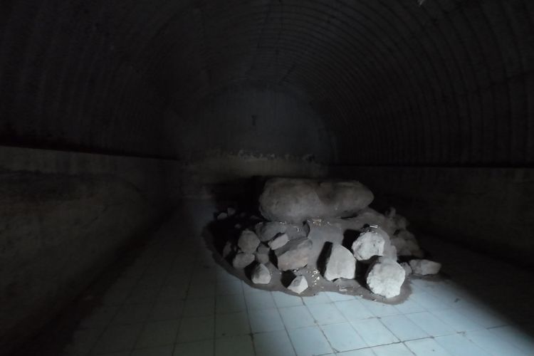 Bagian dalam Bunker Kaliadem Merapi, Kamis (28/9/2023)