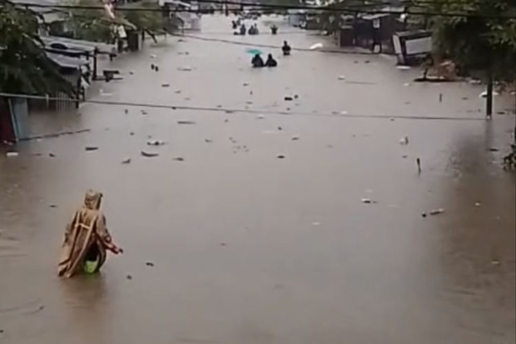 Hujan Deras Sejak Dini Hari, Sejumlah Wilayah Jayapura Terendam Banjir