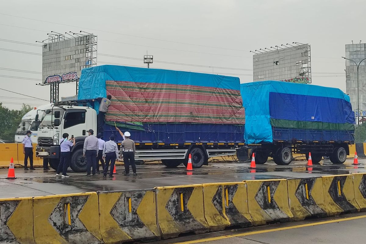 Razia Truk ODOL dilakukan di Tol Jakarta-Tangerang pada 6-8 Mei 2025
