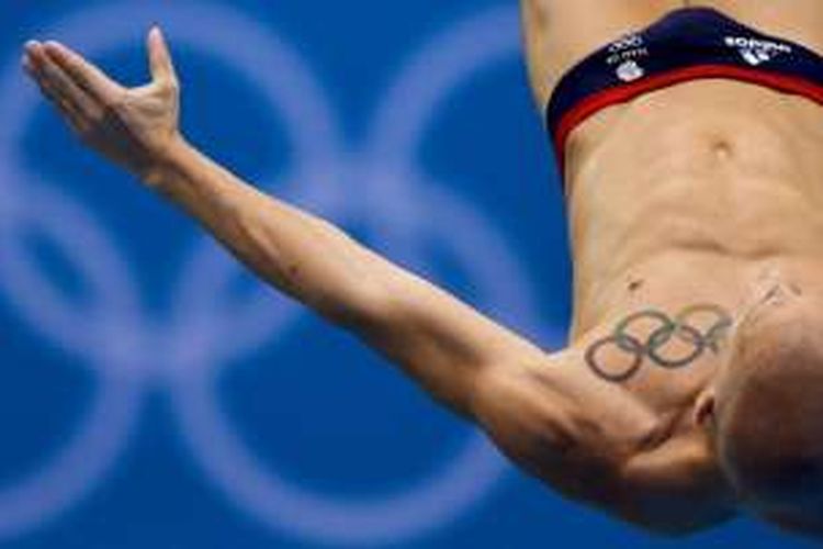 tatoo di atlet Olimpiade