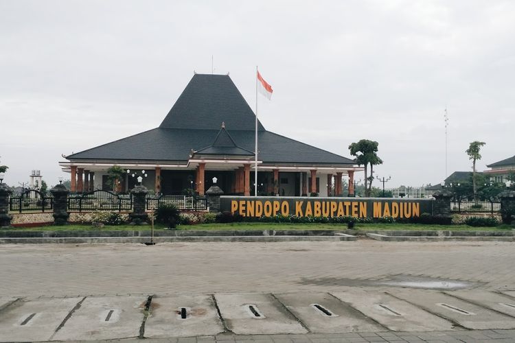 Pendopo Kabupaten Madiun, Jawa Timur.