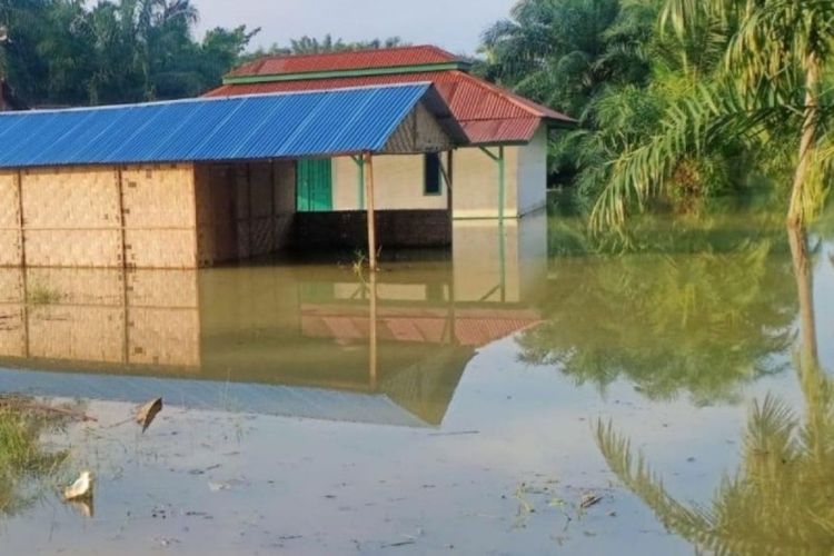 5 Hektare Perkebunan Terendam Banjir di Batubara, BPBD Sumut Catat 211 Rumah Terdampak