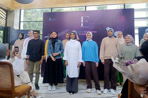 Seni Grafis dalam Koleksi Hijab Faradi