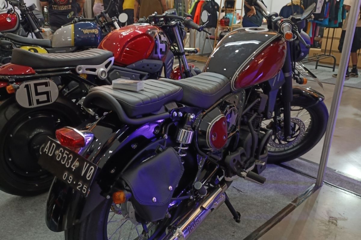 Scorpio bobber di ajang Kustomfest 2022 mencuri perhatian pengunjung 