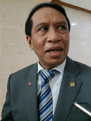 Ketua Komisi II DPR RI, Zainuddin Amali di Kompleks Parlemen, Senayan, Jakarta, Kamis (1/8/2019).