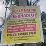 Sayembara Tangkap Pencuri di Aceh: Siang Rp 500.000, Malam Rp 1 Juta