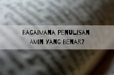 Bagaimana Penulisan Amin yang Benar?