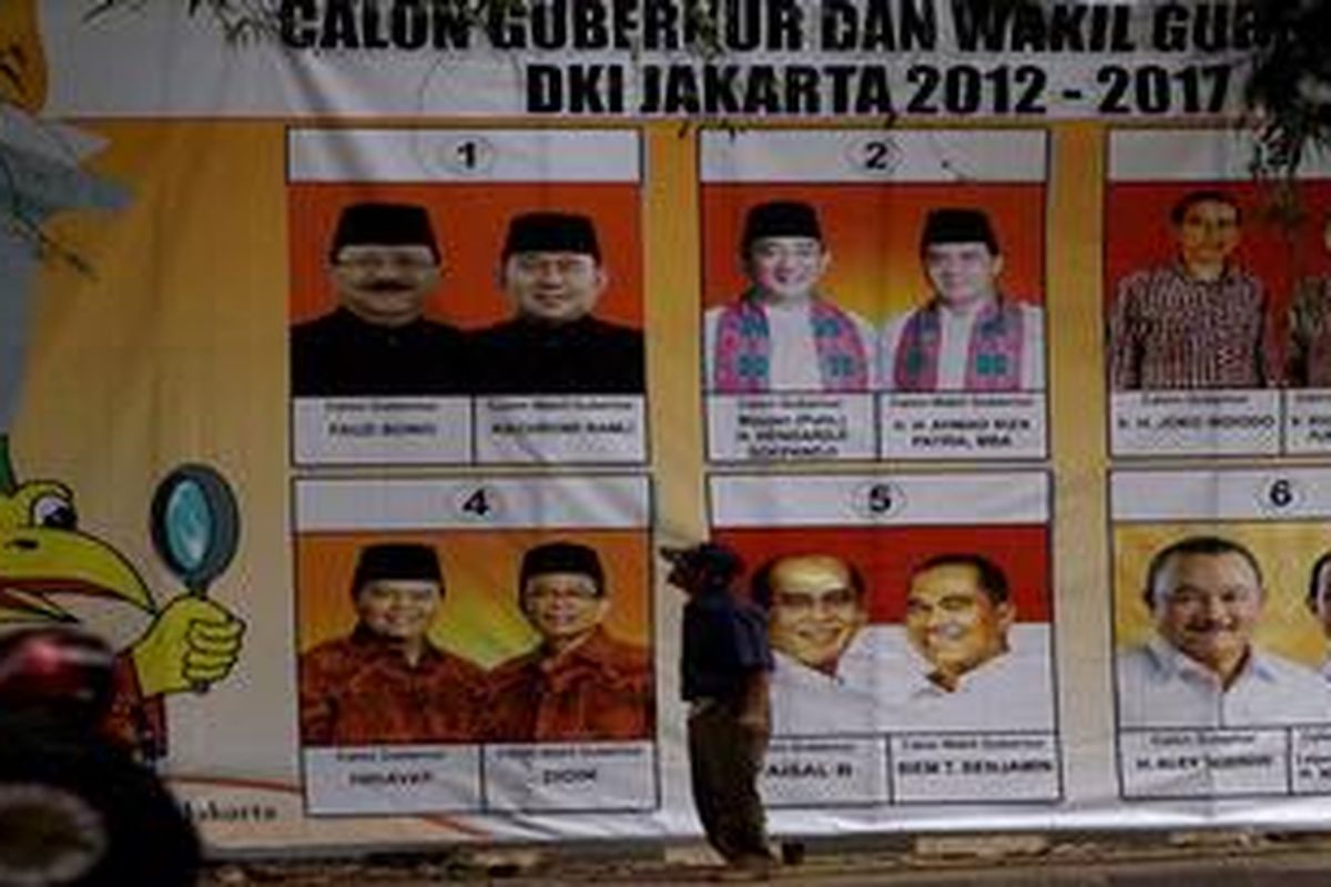 Inilah para calon Gubernur/Wakil Gubernur DKI peserta Pilkada 2012.