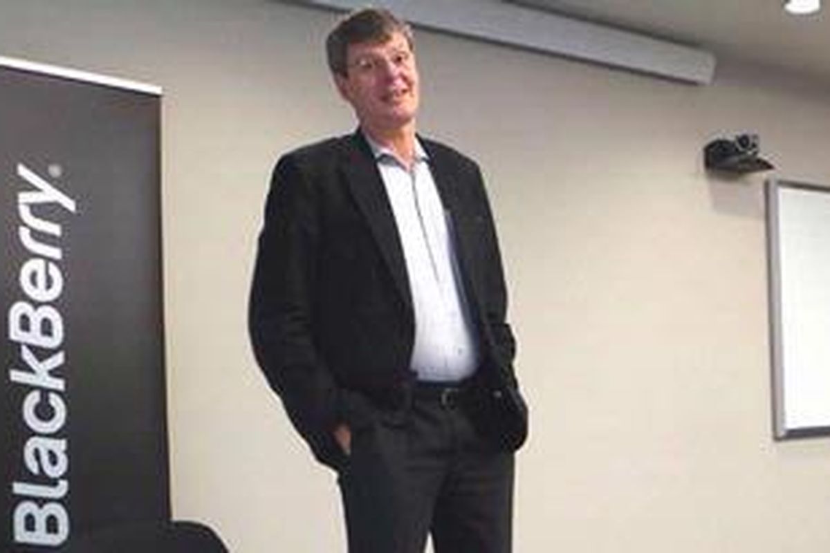 CEO BlackBerry, Thorsten Heins.