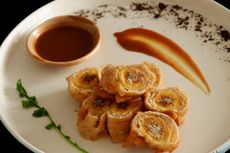 Resep Pisang Goreng Crispy Kekinian, Cocol dengan Saus Gula Aren