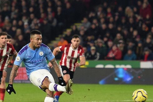 Sheffield United Vs Man City, Guardiola Maklum Jesus Gagal Penalti