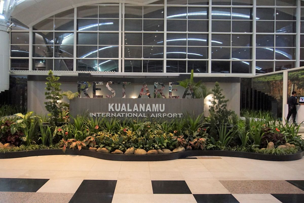 Ilustrasi Bandara Internasional Kualanamu atau Bandara Kualanamu di Deli Serdang, Sumatera Utara