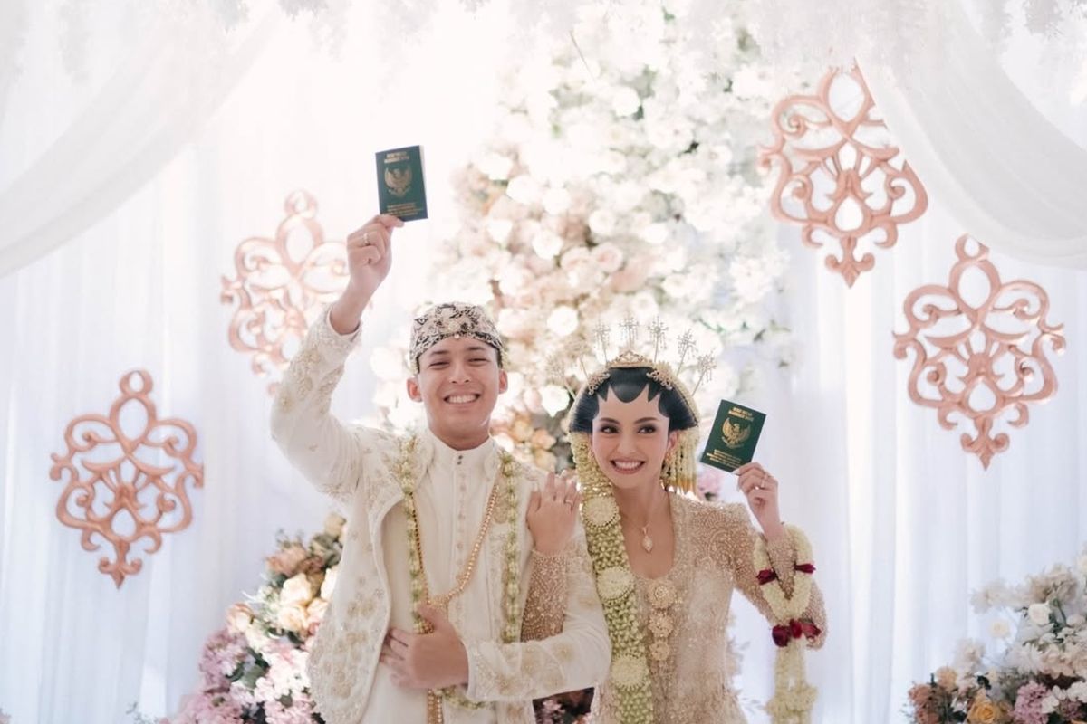 Artis Valerie Tifanka resmi menikah dengan Iptu Mochammad Andhika pada Sabtu (3/5/2024).