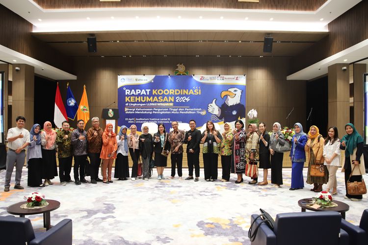 LLDikti Wilayah III menggelar Rapat Koordinasi Kehumasan 2024 di Kampus Unika Atma Jaya, Jakarta (23/4/2024). 