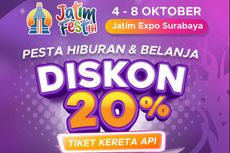 Diskon 20 Persen Tiket KA di Jatim Fest 2023, Simak Syarat dan Ketentuannya