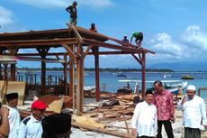 143 Bangunan di Sepanjang Pantai Gili Trawangan Dibongkar