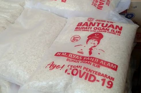 Viral Foto Bupati Ogan Ilir di Beras Bantuan Covid-19, Ini Penjelasan Kadinsos