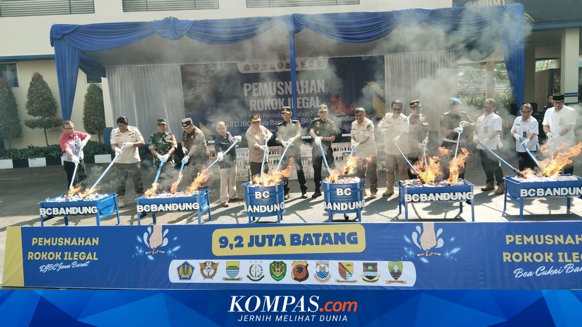 Jabar Jadi Jalur Strategis Distribusi Rokok Ilegal, 88 Juta Batang ...