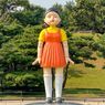 Boneka Squid Game Muncul di Seoul Korea Selatan, Jadi Daya Tarik Wisatawan 