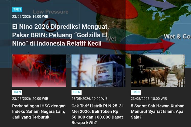 [POPULER TREN] BRIN Menakar Peluang El Nino Godzilla di Indonesia | Ledakan Gas di Tambang Batu Bara China