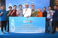 Kolaborasi Produk Indonesia, Le Minerale Berangkatkan Tujuh Karyawan Pagi Sore Umrah
