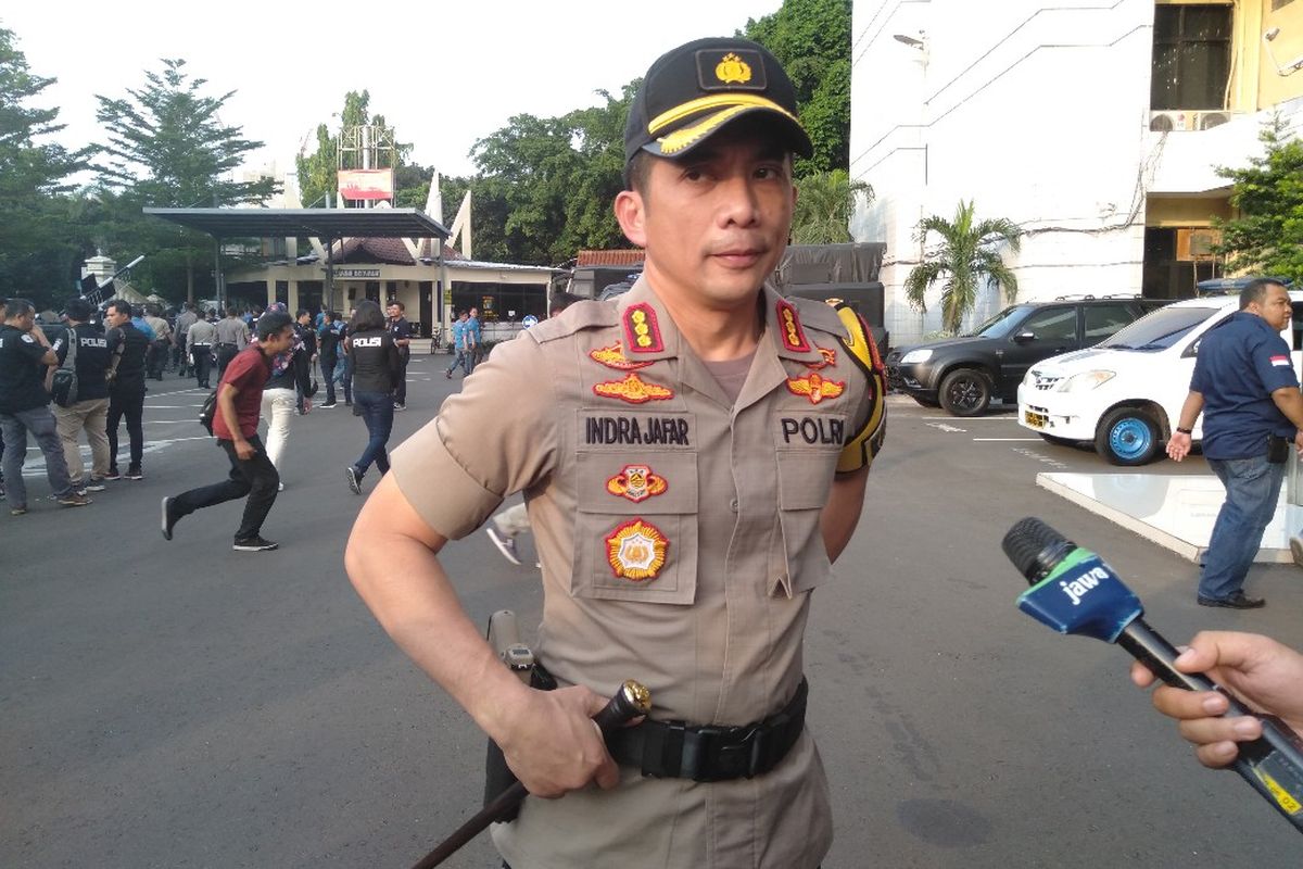 Kapolres Metro Jakarta Selatan, Kombes Pol Indra Jafar, Selasa (4/6/2019)