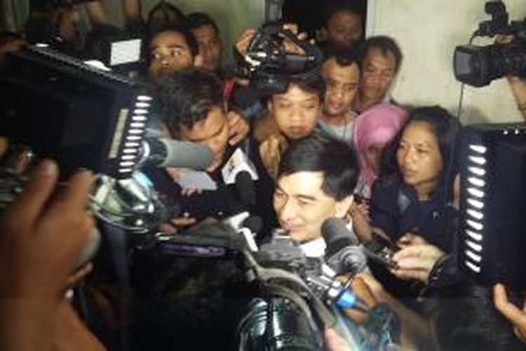 Sekjen PPP hasil Muktamar Jakarta, Dimyati Natakusumah, di Gedung DPR, Senayan, Jakarta, Senin (7/12/2015).