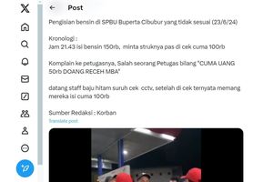 Tanpa Kejelasan, SPBU Cibubur Nyatakan Kasus Salah Nominal BBM Selesai