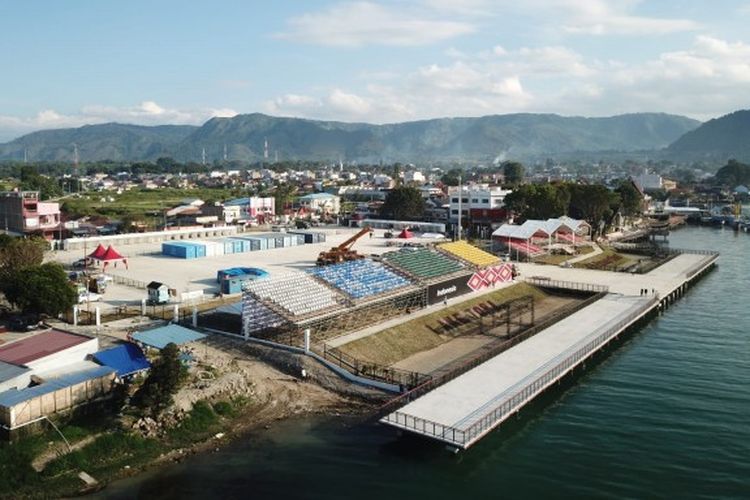 Venue Kejuaraan Dunia Perahu Motor Formula 1 (F1) atau dikenal dengan F1H2O di Danau Toba, Provinsi Sumatera Utara.