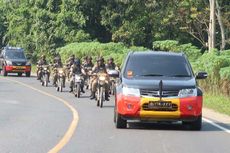 Amankan Jalur Mudik yang Rawan Begal, Brimob Polda Lampung Patroli Jalan Lintas Tengah Sumatera