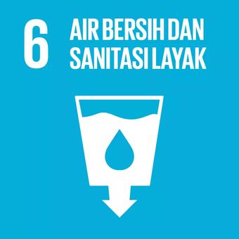 Tujuan nomor 6 SDGs yaitu air bersih dan sanitasi layak atau clean water and sanitation.