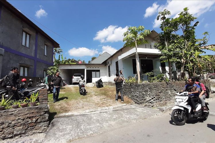 Rumah tinggal Pendeta Tigor Yunus Sitorus yang juga di Gunakan Gereja di Desa Argomulyo, Sedayu, Bantul (Foto diambil Selasa 9/7/2019)