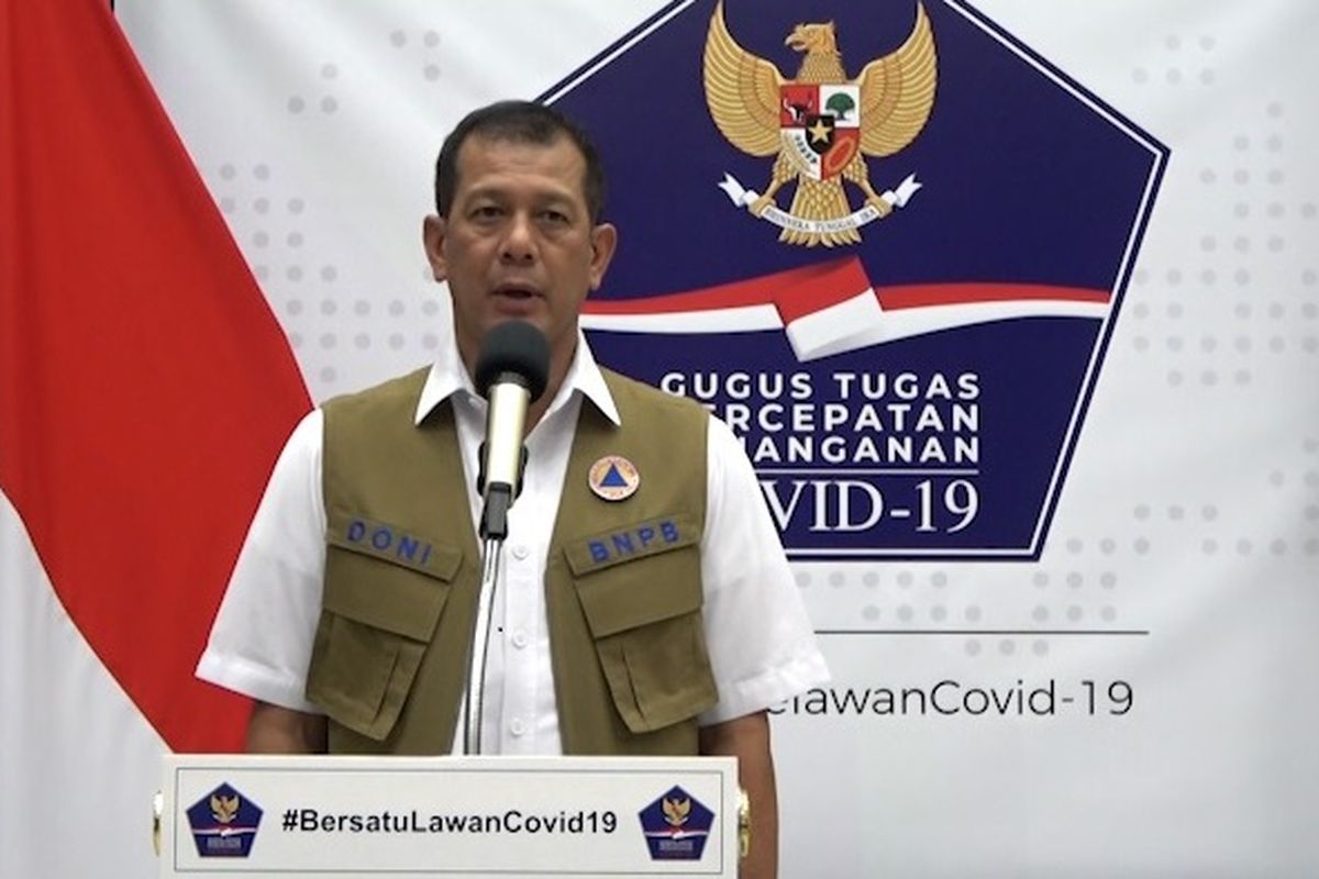  Ketua Gugus Tugas Percepatan Penanganan Covid-19 Doni Monardo