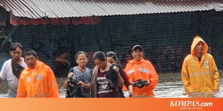 Awal Tahun 2020, Ini Rincian Banjir di Jakarta, Bekasi dan Tangerang - Kompas.com - KOMPAS.com